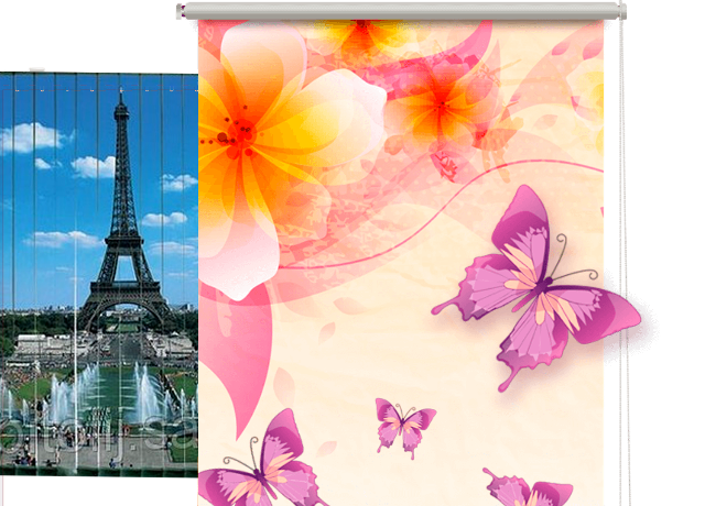 Ролл шторы и жалюзи с фотопечатью